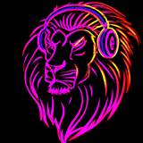 DJ Phelix neon lion logo